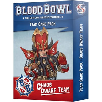 Kaartspellen Games Workshop Blood Bowl - Seconde Saison : Deck de Cartes Team Nains du Chaos