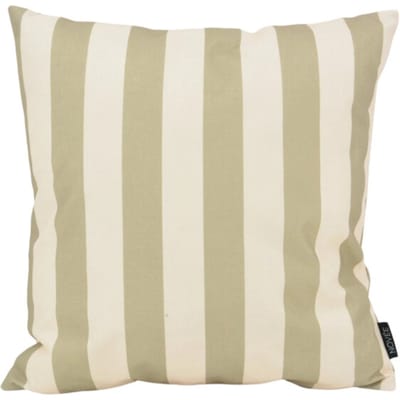 NOVÉE Sunset stripe olive outdoor kussenhoes | 45x45 cm | katoen/polyester