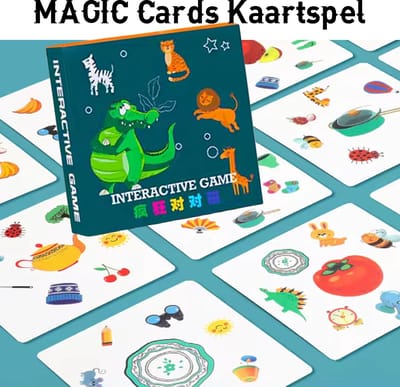Magic Cards Kaartspel voor Kinderen en Volwassenen – 54 kaarten Interactief Spel – Matching Game