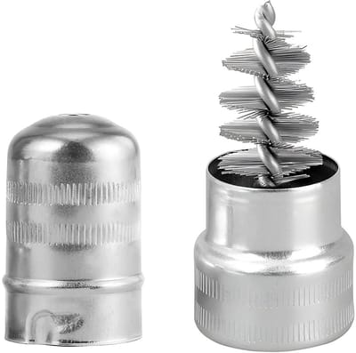 Dailygoods - Reinigingsset Accuklemmen - Autoaccuborstel - Effectieve Roestverwijdering - Zilver - Anti-corrosie - Geschikt voor Auto's - Verticale Bo...
