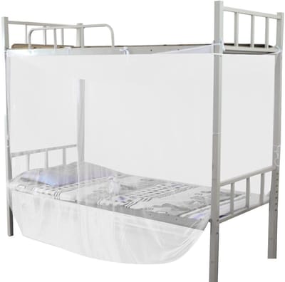 Dailygoods- Bedluifelgordijnen Polyester - Muggenbescherming - Opvouwbaar - Eenvoudig te monteren - Geschikt voor stapelbed - Afmetingen 90 x 190 x 150 cm - Klamboe