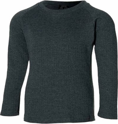 Heatkeeper Thermoshirt kind lange mouw - Maat 110 - Donker blauw - Sneldrogende thermokleding