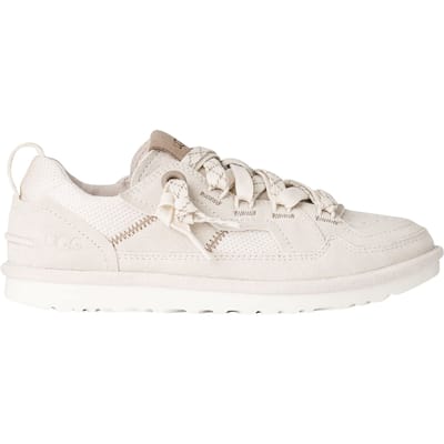 UGG® Minimel-sneaker in White, Maat 38, Suede/Textiel