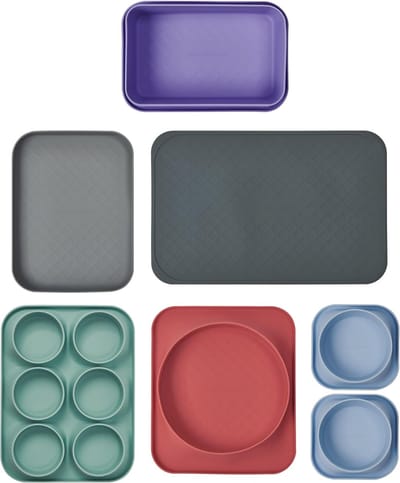 Silicone Bakvorm Set - 7-delig, Niet-giftig, Vaatwasser- en Ovenbestendig