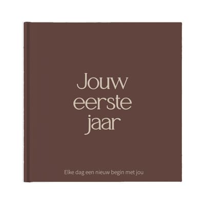Writemoments Baby boek eerste jaar - 0-1 jaar - Bruin