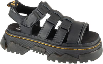 Dr. Martens Mattison 3 Strap Sandals, Vrouwen, Zwart, Sandalen, maat: 39