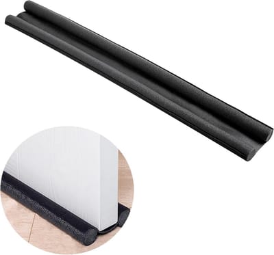 Set van 5 Tochtstrips voor Onder Deur - 93 cm - Dubbele Isolatie Tegen Tocht, Kou en Insecten