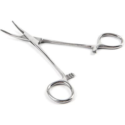 Pince hémostatique pour outil à main Pince pour poils d'animaux Pince de verrouillage pour pêche Épilation white