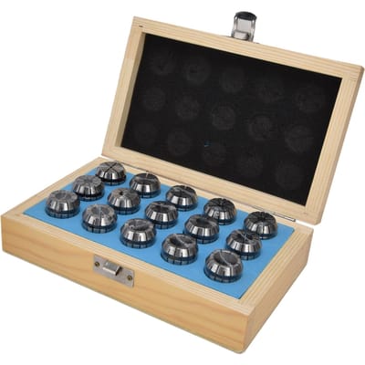 15 stuks ER25 veerspanhuls hoge nauwkeurigheid koolstofstaal spantang CNC graveermachine onderdelen 2?16 mm