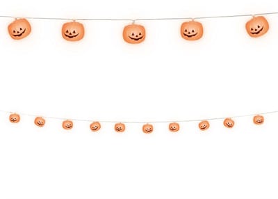 Fiestas Guirca - LED licht slinger Pumpkin - Halloween - Halloween Decoratie - Halloween Versiering