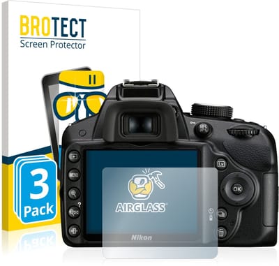 Screenprotector 3 Stuks voor Nikon D3200 Beschermglas transparant