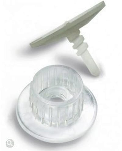Foliehouders Kas - Isolatiefolie Clips - Tuinbouw Isoleren - UV-bestendig Polycarbonaat - 50 stuks - Transparant