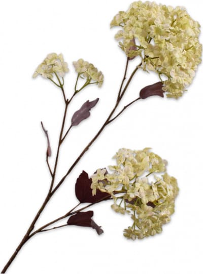 Silk-ka Kunstbloem-Zijden Bloem Sneeuwbal Tak Groen 69 cm