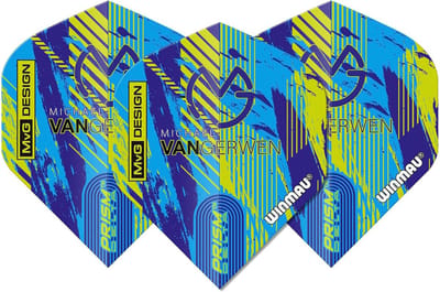 Dart Flights - Vluchten - Darten Verbeteren - Tactiele Grip - Standaard - Blauw Groen