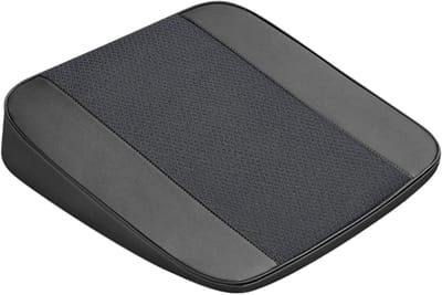 Autostoel Verhoger - Zitkussen Wigkussen - Verbeterd Rijcomfort - Antislip Ontwerp - 6 cm - Grijs
