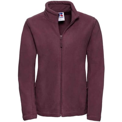 Russell Dames/Dames Outdoor Fleecejack (Bourgondië)