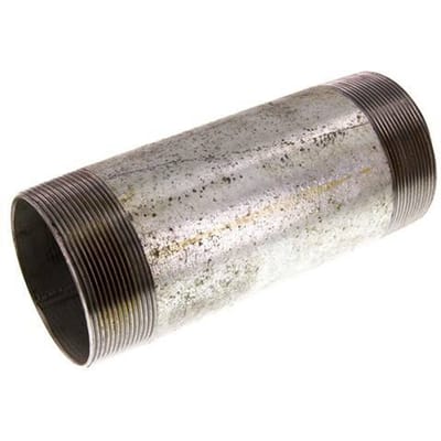 R 3'' Verzinkt Stalen Dubbele Pijpnippel 50 Bar DIN 2982 - 200mm - FL2S-M-EZ-300R-200L