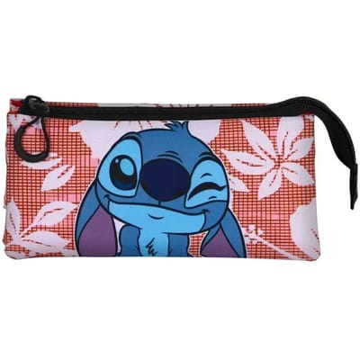 Karactermania - Disney - Lilo en Stitch - Maui-FAN Triple Roletui - Potloden etui - Pennenetui 2.0 - Roze