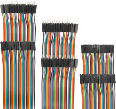 120 Stuks Breadboard Jumper Draden - Veelkleurige Dupont Kabels 20 cm Mannelijke en Vrouwelijke Verbindingen
