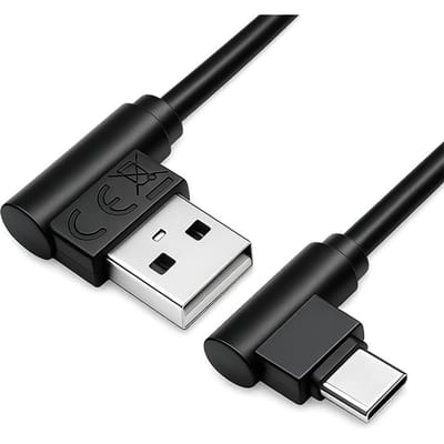 Qoltec USB Type C-kabel mannelijk |   USB 2.0 A mannelijk |   1m
