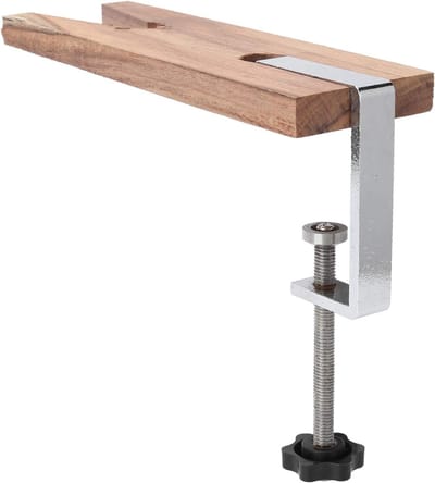 Houten Ringklem voor Juweliers - Professionele Werkbank Klem voor Sieraden Maken, Handgereedschap en Verwerkingstools