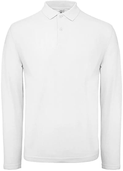 Polo met lange mouwen B&C ID.001 LSL