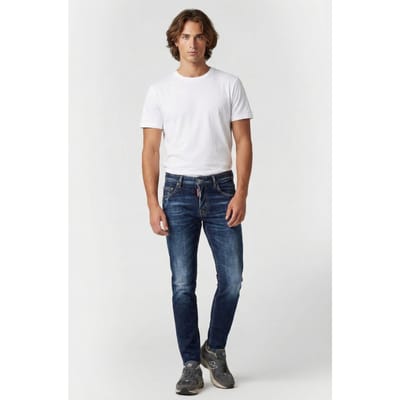 Dsquared2 Jeans 5 Pockets Blue Size: W44 | Slim Outlet | Heren | Blauw
