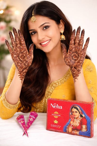 Vardaan - 2 Stuks Henna Tattoo - Tijdelijke Tattoo - Festival Tattoos - Mehndi - Nep Tattoo Huid Tijdelijke Tattoo Volwassenen - Zomerfeest Tattoos - Festival Tattoo - Nep Tattoo - Henna Tattoo Inkt Pasta 2 Cones - Natuurlijke Kruiden - Henna Pasta