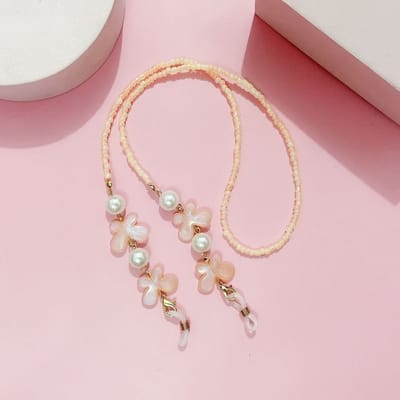 Nieuw Verstelbaar Zonnebril Lanyard Bandje Kleurrijke Leesbril Brilketting Antislip Kralen Splicing Ketting Koptelefoon Ketting