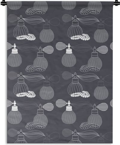 Wandkleed - Wanddoek - Parfum - Ketting - Design - 150x200 cm - Wandtapijt