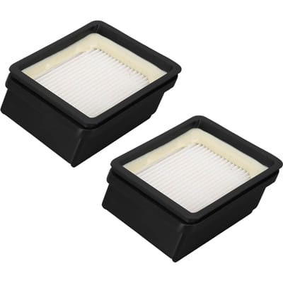 2 Pièces Filtre d'Aspirateur ABS Réutilisable Lavable Haute Efficacité Particules Filtre à Air Pièce de Rechange pour Midea X8 white