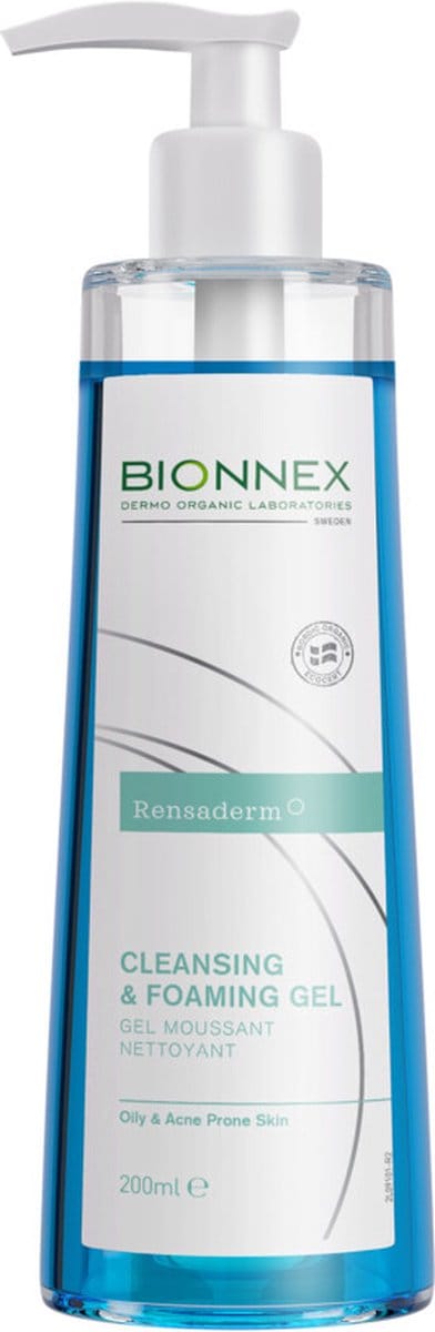 Bionnex Rendaderm Reinigende Foam Gel Voor Vettige en Acnegevoelige Huid - 200 ml
