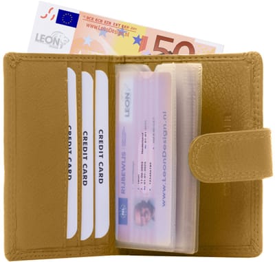 Pasjeshouder - Pasjeshouder uitschuifbaar - Pasjeshouder mannen - Pasjeshouder vrouwen - Creditcardhouder heren - Creditcardhouder dames - Pasjeshouder mannen met portemonnee - Pasjeshouder vrouwen portemonee - Pasjeshouder portemonnee - Leer