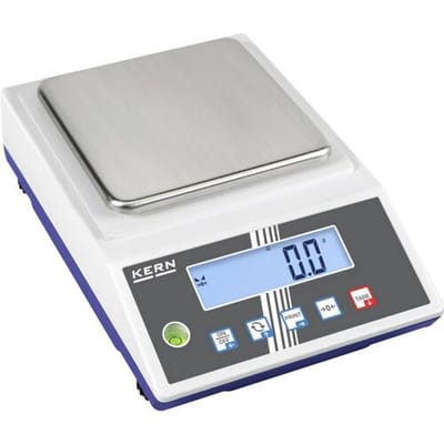 PCB 2000-1 Precisie weegschaal Weegbereik (max.) 2 kg Resolutie 100 mg werkt op stekkernetvoeding, werkt op batterijen Grijswit, Donkerblauw