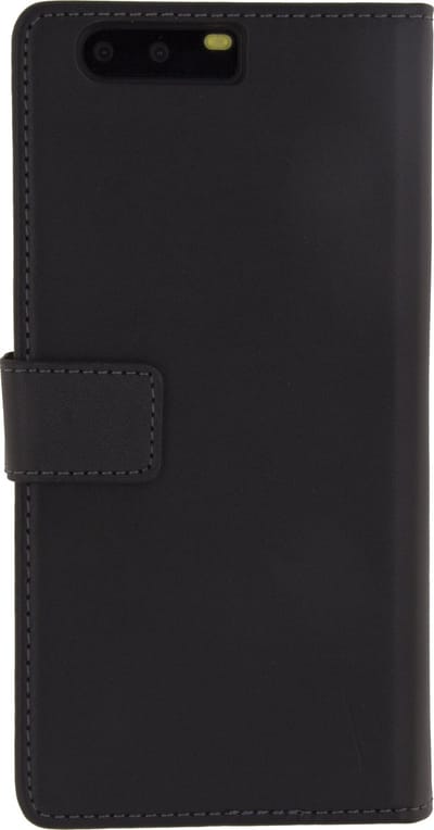 Mobilize Telefoonhoesje geschikt voor Huawei P10 Plus Hoesje | Mobilize Classic Wallet Bookcase Portemonnee | Pasjeshouder voor 2 Pasjes | Telefoonhoesje voor Pinpas / OV Kaart / Rijbewijs - Zwart