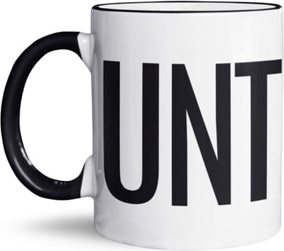 NietMokken.nl - Grappige mok "C U Next Tuesday" - Keramische beker 325 ml - Vormt aan één kant een ondeugend woord - Magnetron- en vaatwasbestendig - Humoristisch cadeau voor vrienden of collega’s!