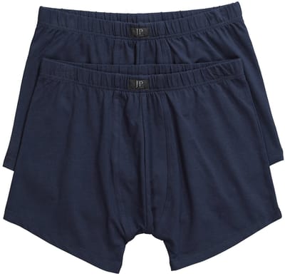 JP 1880 - Heren - Midpants set van 2 onderbroek OEKO-TEX - Navy blauw - Maat 5XL