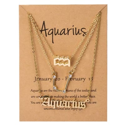 Ketting Sterrenbeeld- Aquarius - Waterman - Astrologie - Sieraden - EmmyRovi