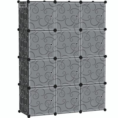 Unyqoos ® Modulair Kubusvormig Opbergrek met Deuren voor Flexibele Organisatie en Ruimtebesparing