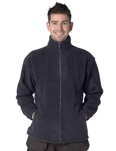 ORN Albatross Classic Fleece Jacket Vest gewicht 300 g/m² Maat L Zwart