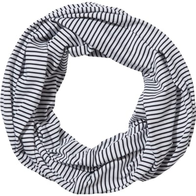 Craghoppers Unisex Infinity II Gestreepte Nosilife Sjaal voor volwassenen (Zeilwit/Blauw marine)