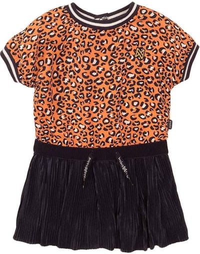 Koko Noko jurk - oranje - E38958 - maat 122
