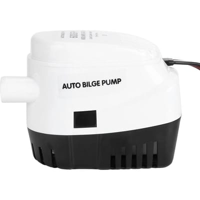 Pompe de Cale Automatique 12V 600GPH Pompe d'Évacuation d'Eau de Yacht avec Protection contre la Corrosion et l'Allumage