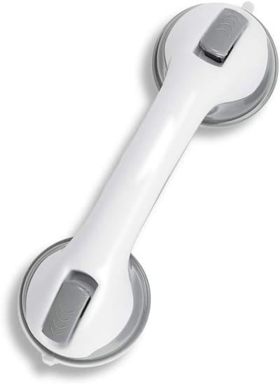 Home & Marker - Douche Handgreep met Zuignappen - Handgreep met Zuignap - Wandbeugel Badkamer - Handgreep Badkamer - HANDORKA