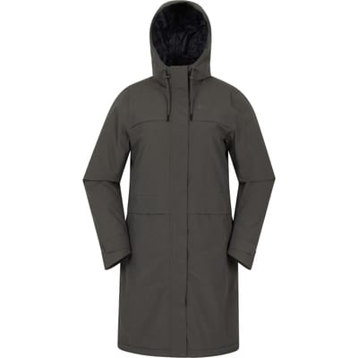 Mountain Warehouse Dames Avery Waterdichte Lange Jas (Khaki)