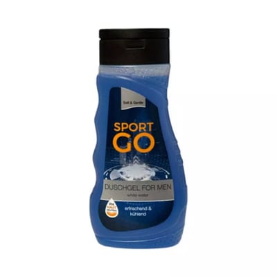 Sport Go Douchegel for Men - Douchegel | 1x 300ml - White Water | Verfrissend en Verkoelend - Sport Douchegel voor Mannen