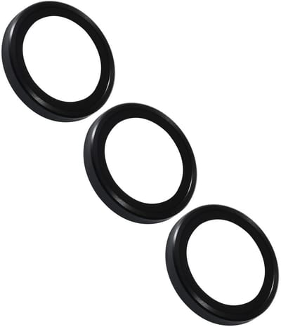 Camera lens Protector Geschikt voor: Samsung Galaxy S25 - screen protector - glas - bescherm je camera - beschermglas - Zwart