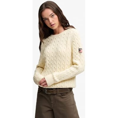 Superdry - Slouchy Kabeltrui - Dames - Sweaters