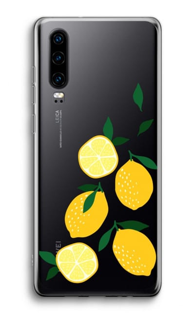 Case Company® - Hoesje geschikt voor Huawei P30 hoesje - You're my lemon - Soft Cover Telefoonhoesje - Bescherming aan alle Kanten en Schermrand