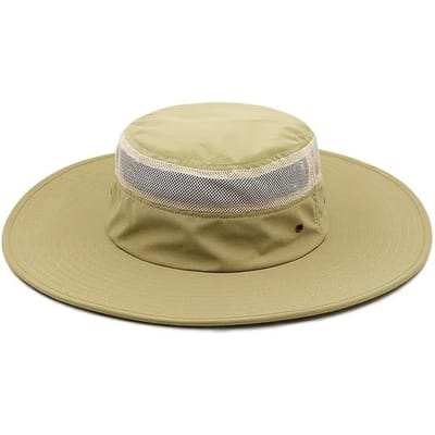 Chapeau de soleil grande taille Adulte Été Extérieur Alpinisme Panama Chapeau de pêcheur d'extérieur Homme Grand Chapeau seau 56-60cm 60-64cm 61-65cm